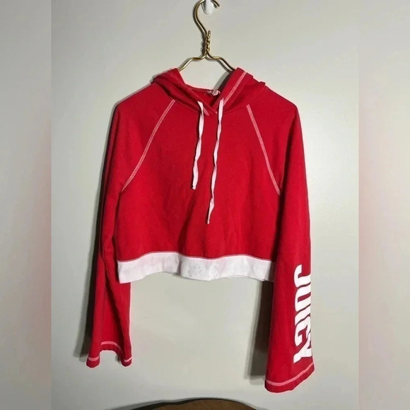 🆕 Juicy Track Fleece Cropped Pullover Size M - Picture 4 of 6